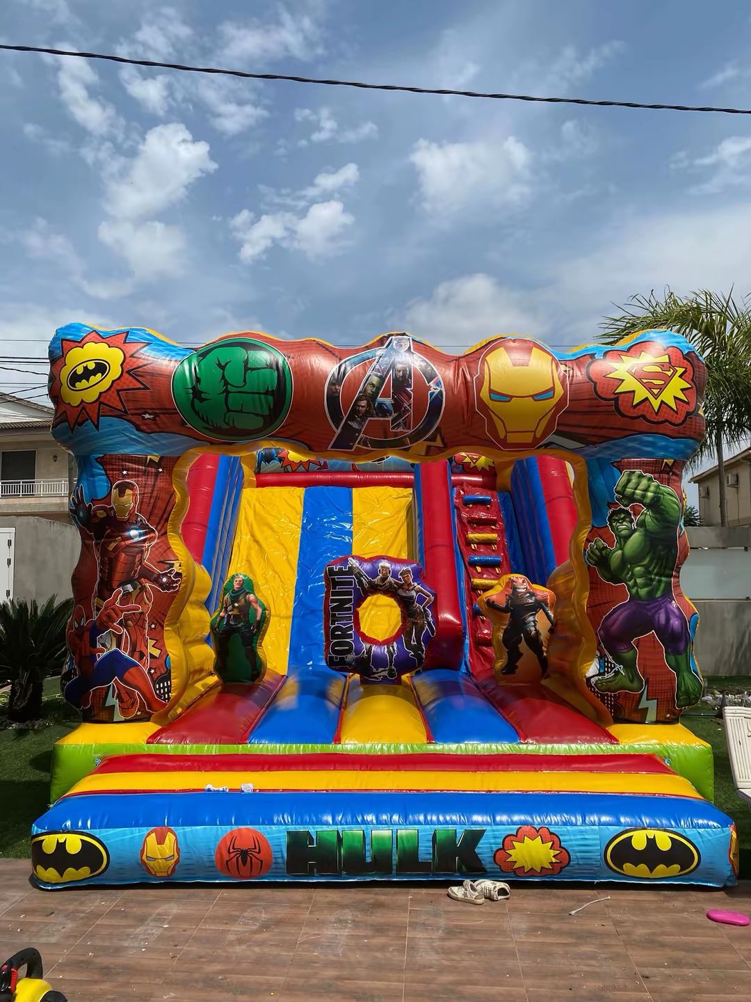 Alquiler de Castillo Hinchable de Vengadores y Superhéroes en Murcia